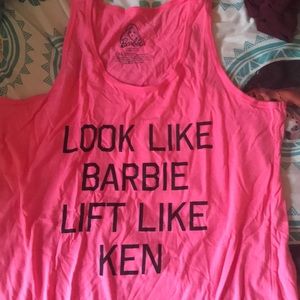 Look like Barbie, Lift like Ken tank